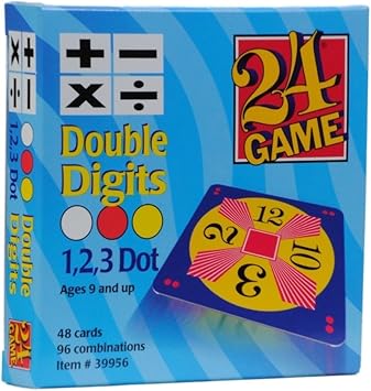 24 Game Cards Original Double Digits