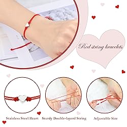 SmileBelle Red String Bracelet, Red Bracelet for