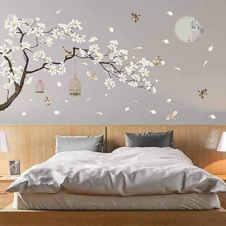 LiveGallery - Adhesivos decorativos para pared, diseño de flores de