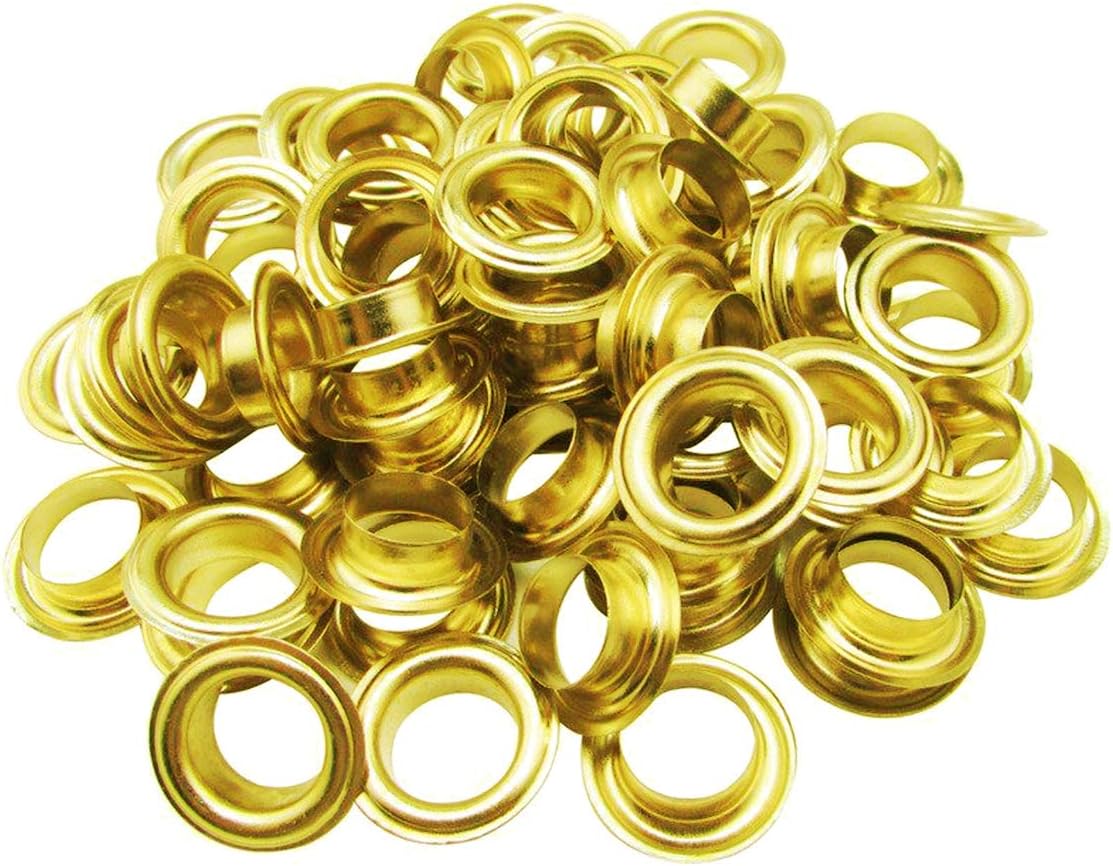 Trimming Shop 100 X 14mm Brass Grommets For Banners