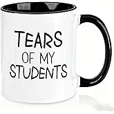 Slugeren Teacher Appreciation Gifts - Tears of My Students Coffee Mug, Christmas Gift for Teachers, Funny Daycare Teacher Birthday Gifts for Men Women, 11 Oz