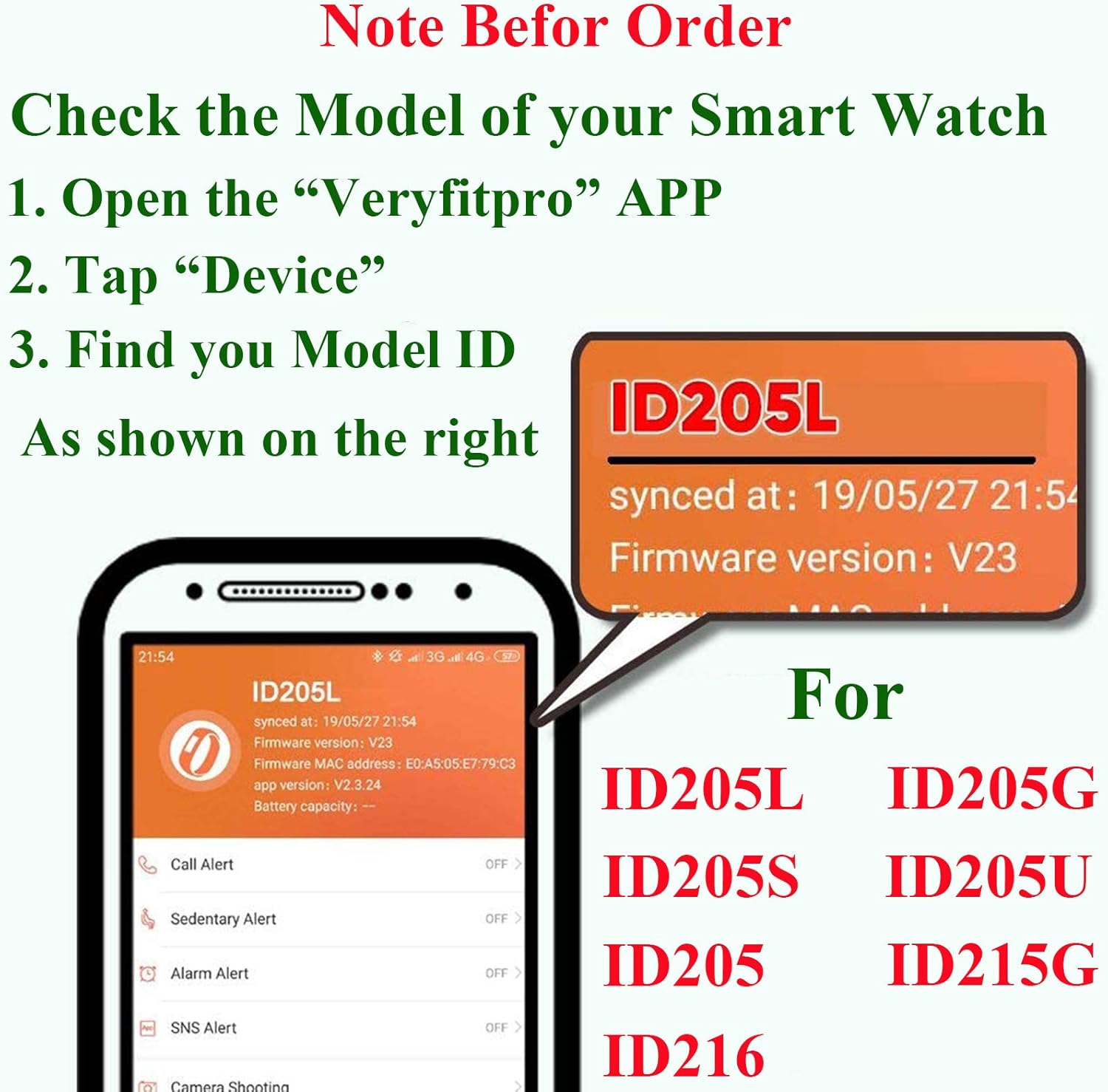 Sport Nylon Loop Bands Compatible with ID205L Veryfitpro Smart Watch and ID205 ID205G ID205U ID205S ID215G, Soft Breathable Replacement Wristband Sport Strap for Women Men, Sand Pink