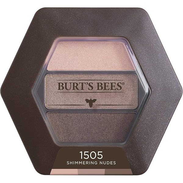 BURT’S BEES 100% NATURAL EYE SHADOW PALETTE TRIO, SHIMMERING NUDES – 0.12 OUNCE