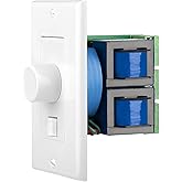 OSD SVC405 in-Wall Volume Control with A/B Switching, 300W Impedance Matching Speaker Control, White