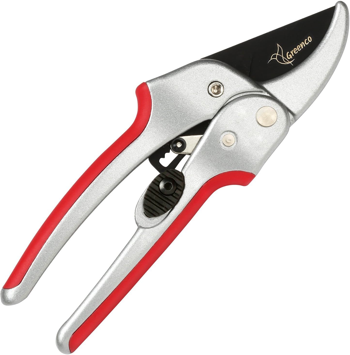 Greenco Ratchet Secateurs Gardening, Heavy Duty Ergonomic Garden Hand