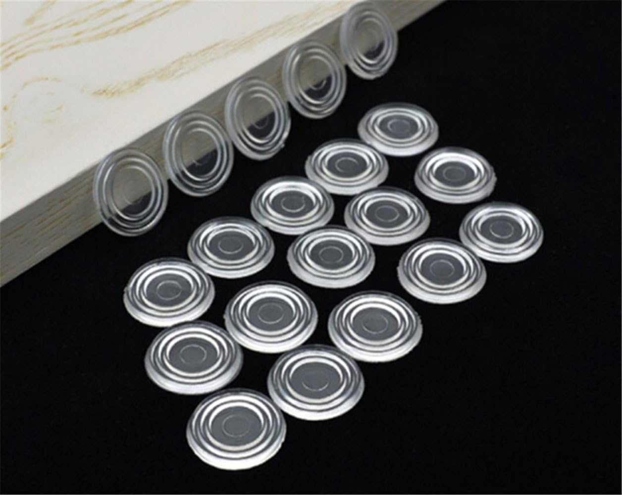 Hardware Plastic Bumper for Table Glass Top,Rubber Bumper Pads,Glass Table Top Suction Pad 50