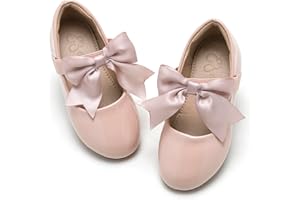 ESTINE Mary Jane Flats for Little Kids Toddler Baby Girls Glittery Dress Princess Ballet Shoes