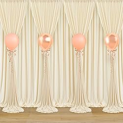 30ftx10ft Champagne Backdrop Drapes for Party, Not