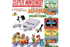 Super Nes Mario Set With 5-Game Cartridge (Renewed)
