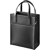 SUNLIGHT LEAVES Vintage Vegan Leather Mini Tote Bag For Women Simple Small Handle Purse Cute Cell Phone Satchel Lady Handbag