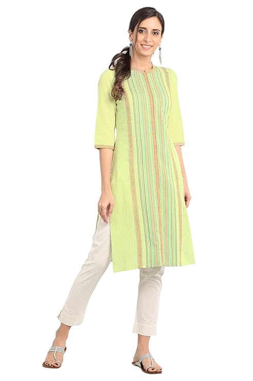 Women's cotton Straight Kurta