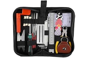 Guitar Tool Kits, 26Pcs Repair Setup Maintenance Adjustments with Carry Bag DIY for Electric Guitar,Ukulele,Bass Banjo Beginn