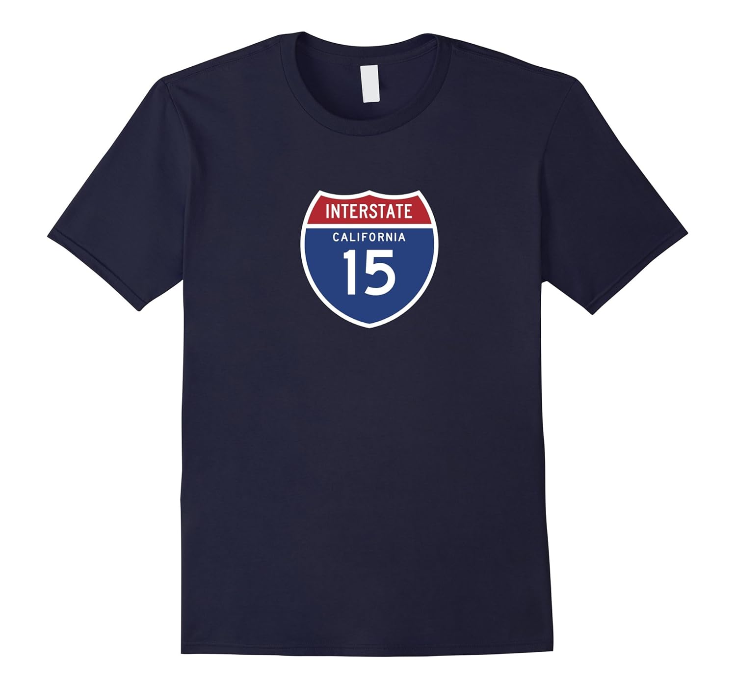 Interstate 15 T shirt-Rose