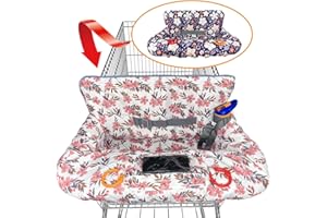 Shopping Cart Cover For Baby Grocery Cart Cover For Baby boy and Baby Girl, High Chair Cover For Baby and Toddler, Baby Regis