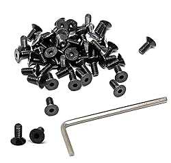 iexcell 50 Pcs M5 x 12mm Thread Pitch 0.8 mm Alloy