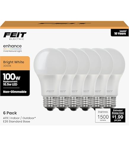 Amazon.com: Feit Electric Led 100 W Dimmable Replacement Bright