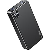 Portable Charger Power Bank, PD 22.5 W Fast Charging Large Capacity Battery Pack, 56800mAh Portable Phone Charger for Travel Camping Essential Compatible with iPhone 17/16/15/14/13 Series, iPad-Black