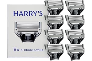 Harry's Original Razor Blades Refills - Razors for Men - German Engineered - 8 Count