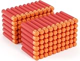 Mlikero Mega Darts Refills 120 Pieces for Mega Guns Red Darts 9.5cm