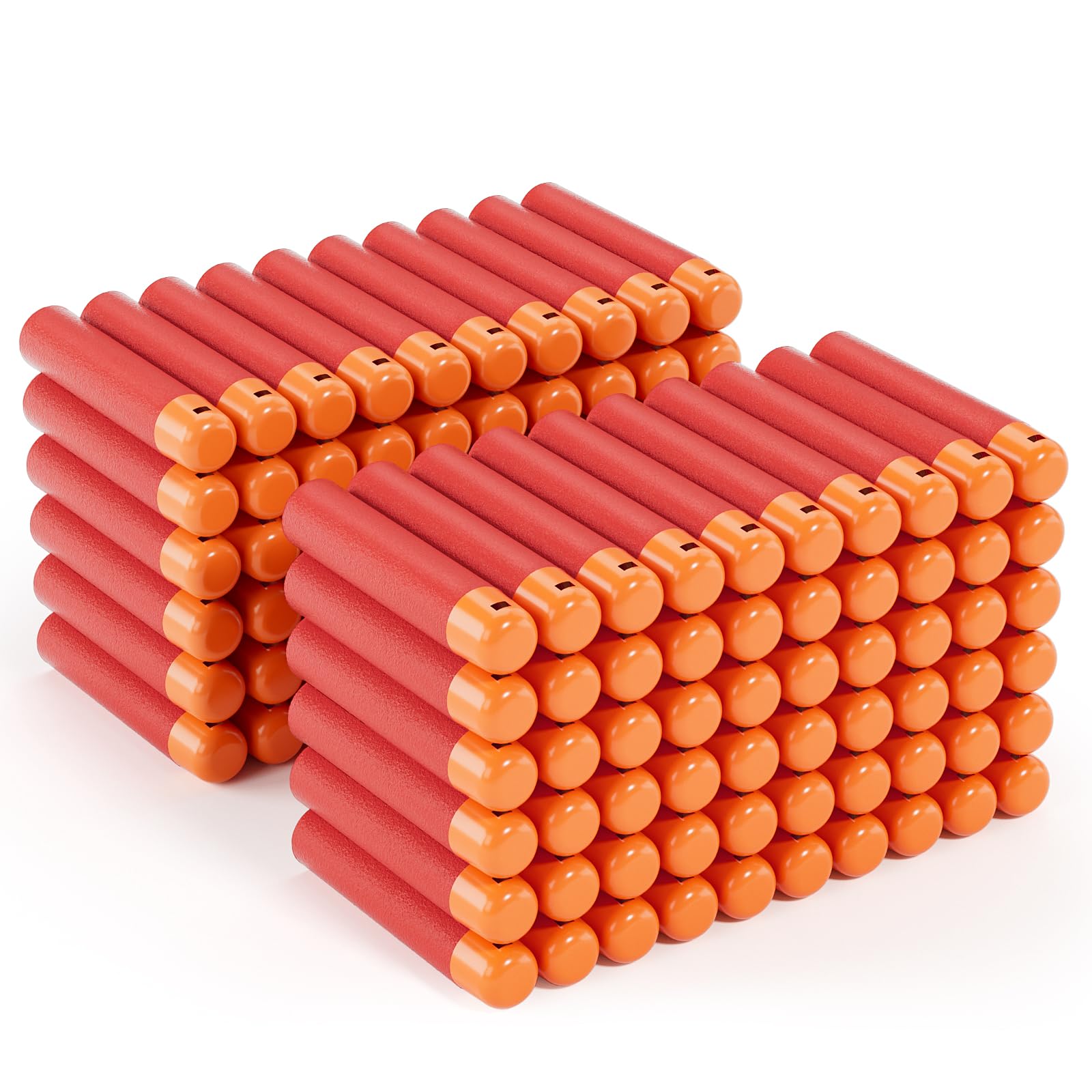 Mlikero Mega Darts Refills fit for Mega Guns, 120 Foam Darts Bulk Red Dart (9.5 * 2 cm)