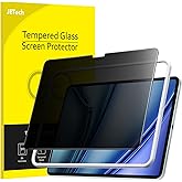 JETech Privacy Screen Protector for iPad Air 11-Inch M3/M2 (2025/2024) with Easy Installation Tool, Anti-Spy Tempered Glass Film, 1-Pack