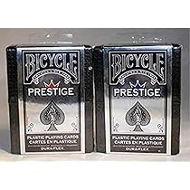 Bicycle Prestige Plastic Playing Cards Plastic Playing Cards (Pack