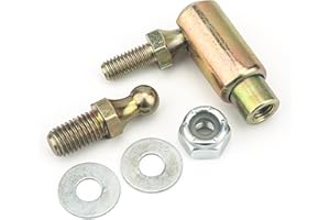 SHIGUAN Throttle Disconnect, Quick Release Ball Joint, 10-32 in Female Thread, Compatible with Allstar Throttle Cable Ball End, Steel Carburetor Linkages