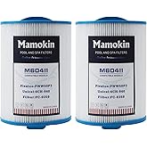 Mamokin PWW50 Spa Filter, Replaces 6CH-940，Filbur FC-0359, 817-0050, 25252, 03FIL1400, PWW50P3(NOT PWW50P4), (1 1/2" Coarse Thread), Waterway Front Access Skimmer, SAE Thread Hot Tub Filter 2 Pack