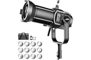 GVM Optical Snoot Conical with 36° Projection Lens, Spotlight Attachment Kit with Bowen Mount, Snoot Photography Video Artist