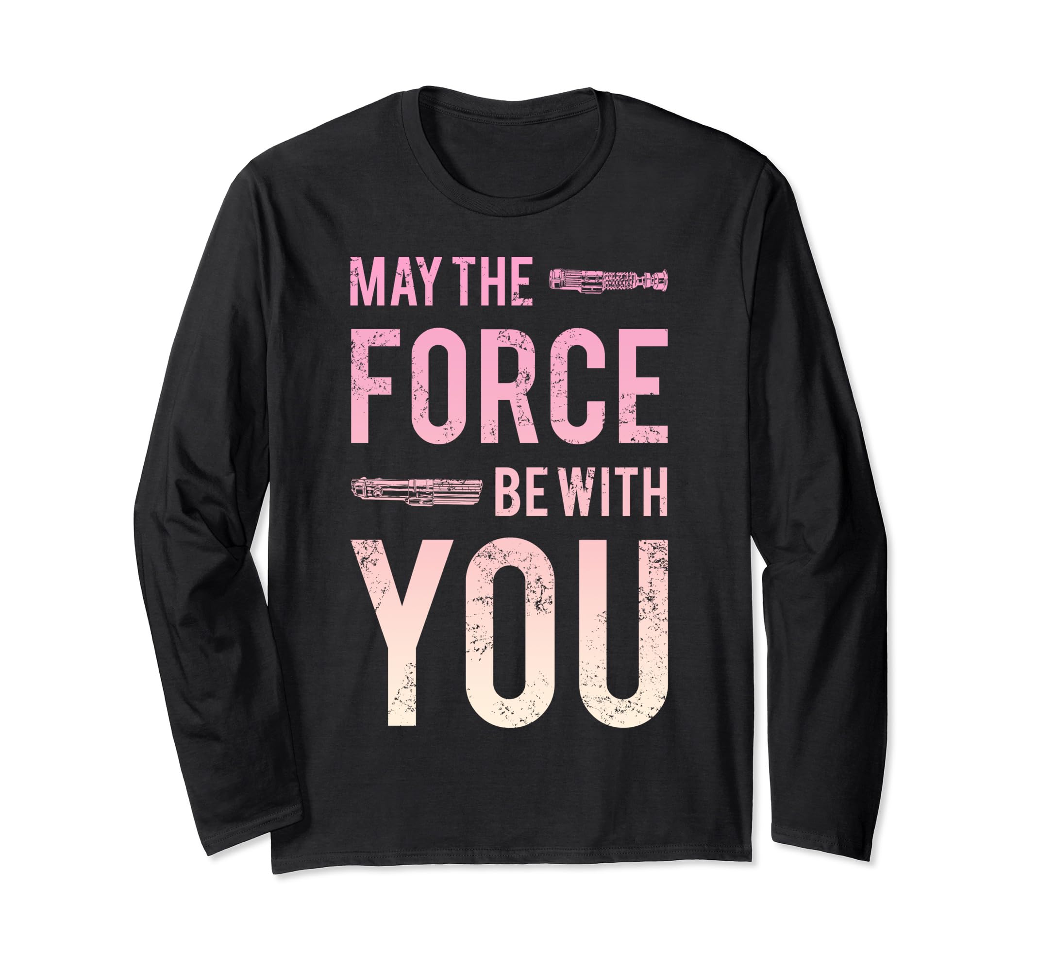 Star Wars Force Be With You Lightsaber C1 Long Sleeve T-Shirt