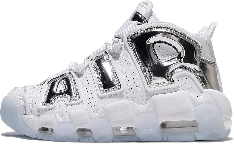 nike air more uptempo white chrome