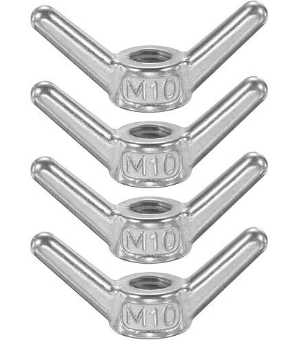 4-40 UNC Nylon Insert Lock Nut, 18-8 Stainless Steel, Plain