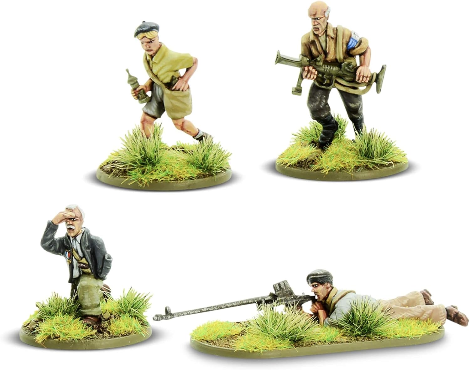 Warlord Games, Bolt Action French Resistance PIAT & Anti-tank rifle teams