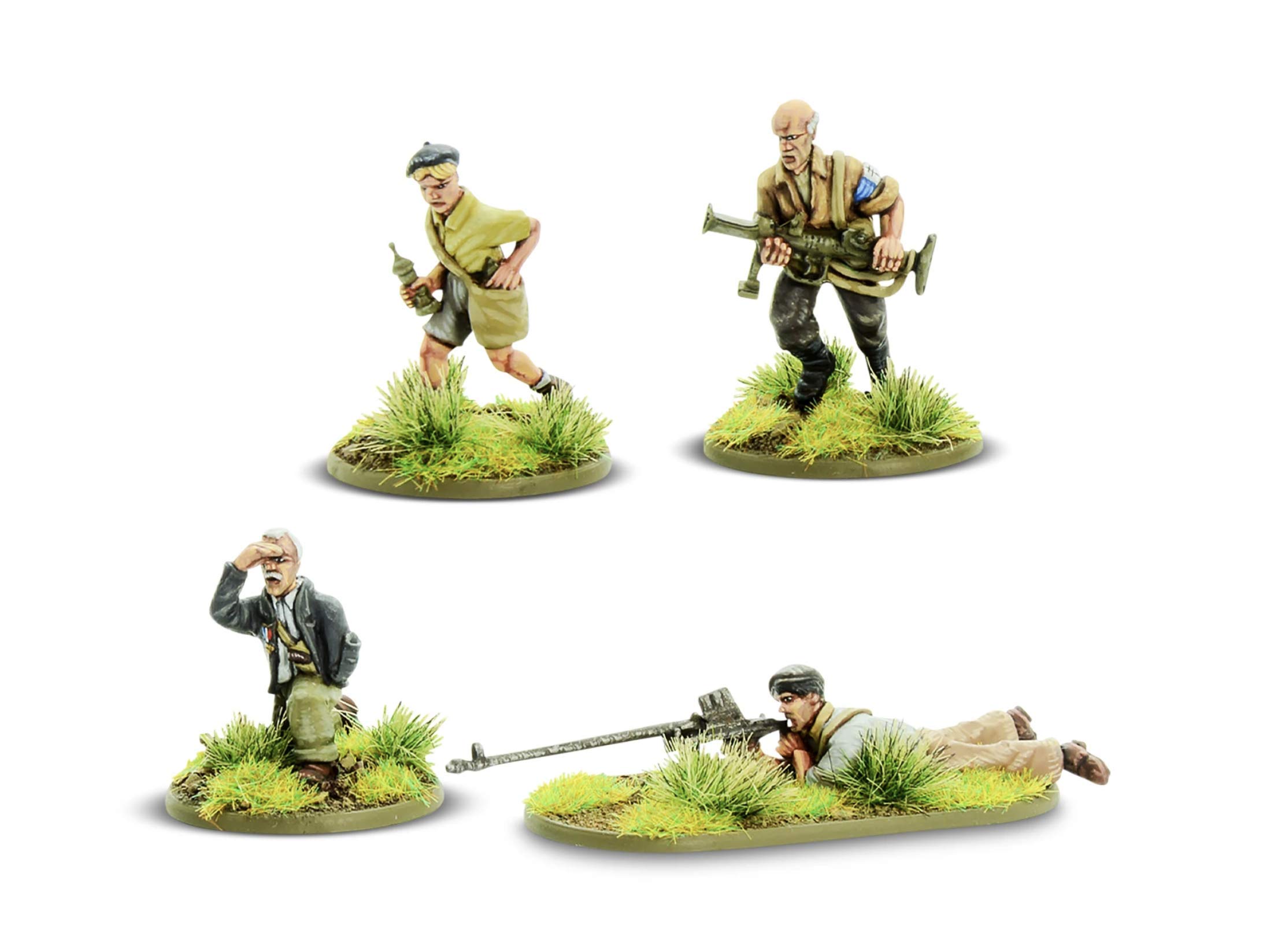 Warlord Games, Bolt Action French Resistance PIAT & Anti-tank rifle teams