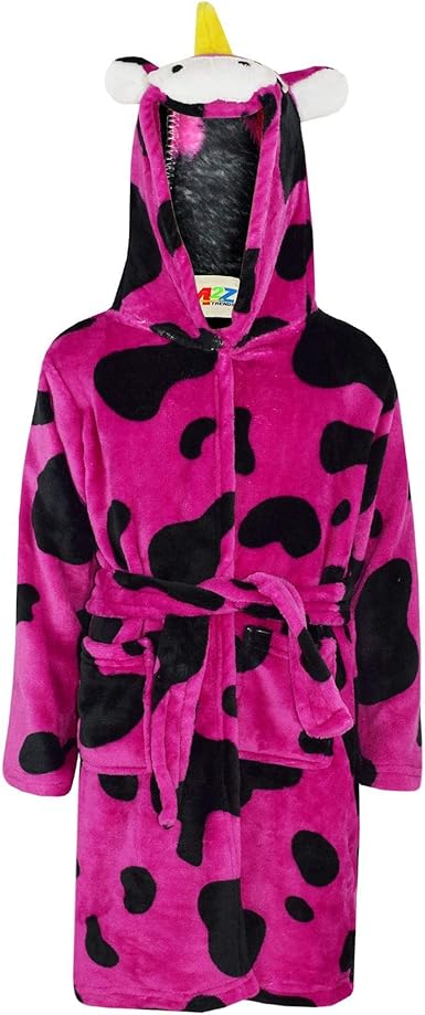 kids fleece dressing gown