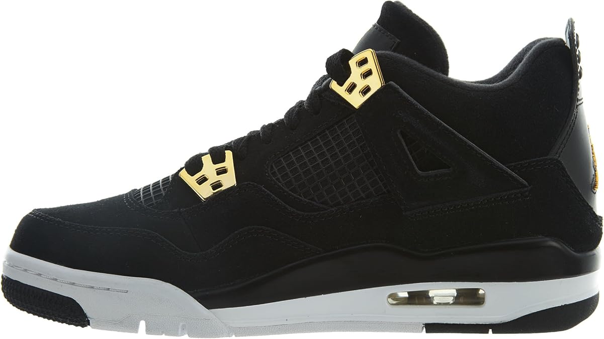air jordan retro 4 black and gold