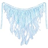 ShinyMatch Halloween Jellyfish Skirt for Women Mermaid Costume | Deep Sea Disco Skirt Outfit, Iridescent Holographic, Polyester Jellyfish Costume Outfit, Mermaid Birthday Wedding Costume