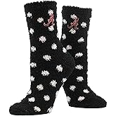 TCK NCAA College Fuzzy Socks For Women & Men, Warm and Cozy Socks Womens Licensed University Sock
