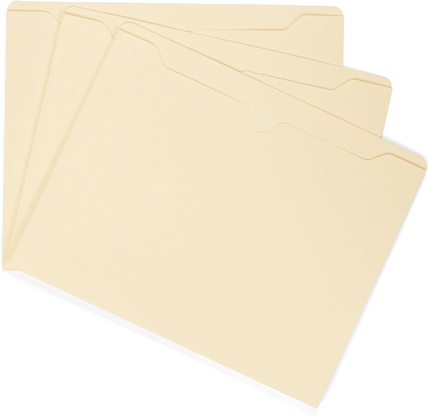 Blue Summit Supplies 2 Inch Manila File Jacket, 50 Folders, Reinforced Straight Cut Tab, Heavy Duty 2 Inch Expansion Pocket, Letter Size, 50 Pack: Home & Kitchen