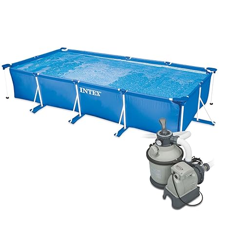 Intex 450x220x84 cm Frame Pool Set Family Sandfilteranlage 2827344