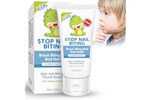 GETUE Nail Biting Treatment for Kids, Nail Biting Prevention Against Nail Eating for Children, Thumb Sucking Deterrent with Natural Ingredients, Suitable for Ages 3+