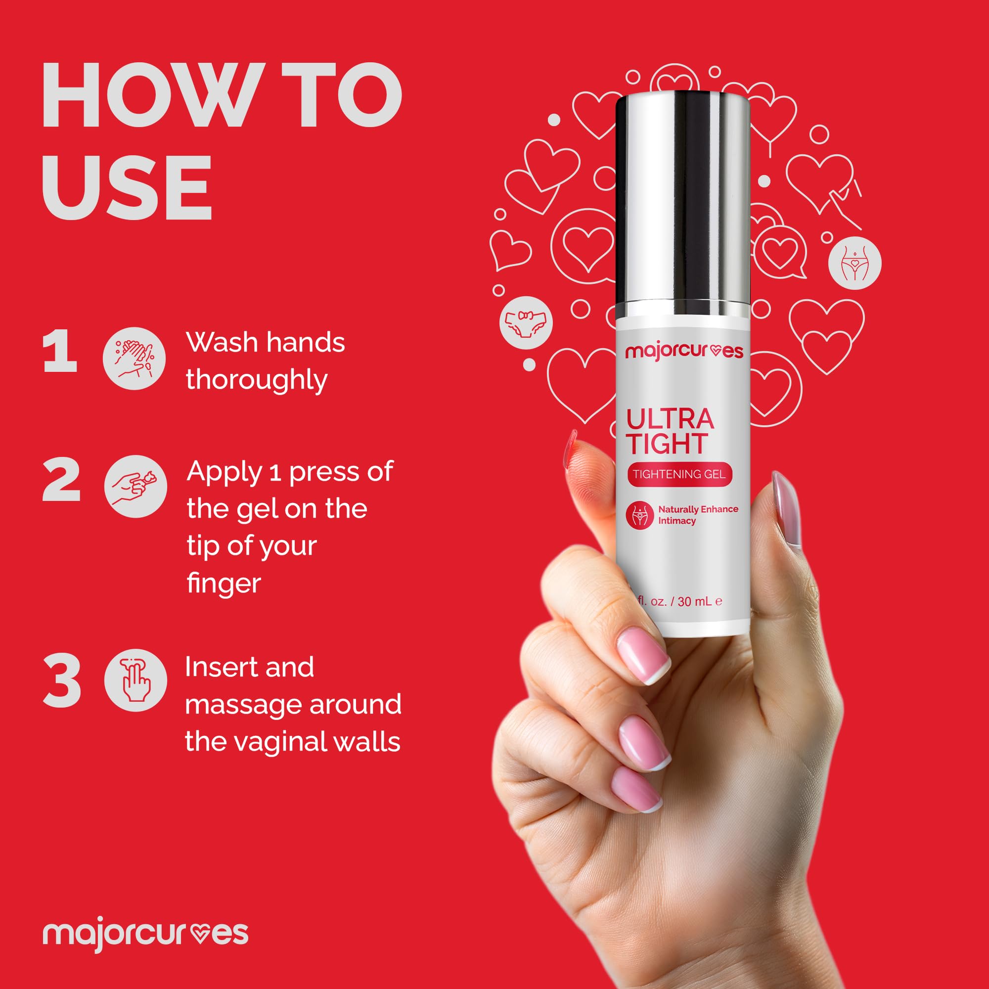 Ultra Vaginal Tightening Gel - Instant Tightener, China Shrink Cream Alternative for Women, New Enhanced Formula with Witch Hazel and Organic Aloe Vera