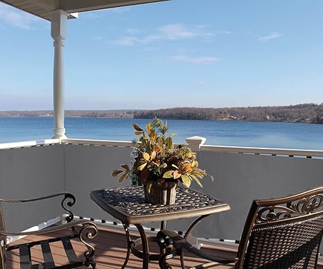 greemotion Balkonschutz aus hochwertigem Polyethylen, Sichtschutz mit den Maßen 600 x 90 x 1 cm, wetterbeständige Schutzplane