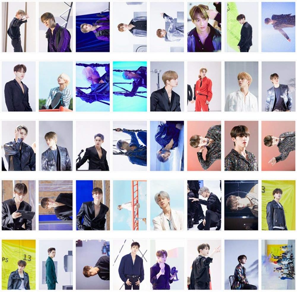 Kunandroc Kpop Seventeen Album [HIT] Photo Holder Lomo Cards Set New Collective Album Photocard Poster Gift for Fans 40pcs-2