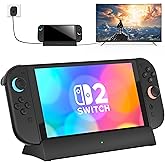TV Dock Station for Switch 2,Switch 2 Docking Station with 4K@120Hz HDMI Output/Type C Port/3.0 USB Port,Replacement for Official Switch2 Dock(Only Dock,Not Suitable for Use with Protective Case)