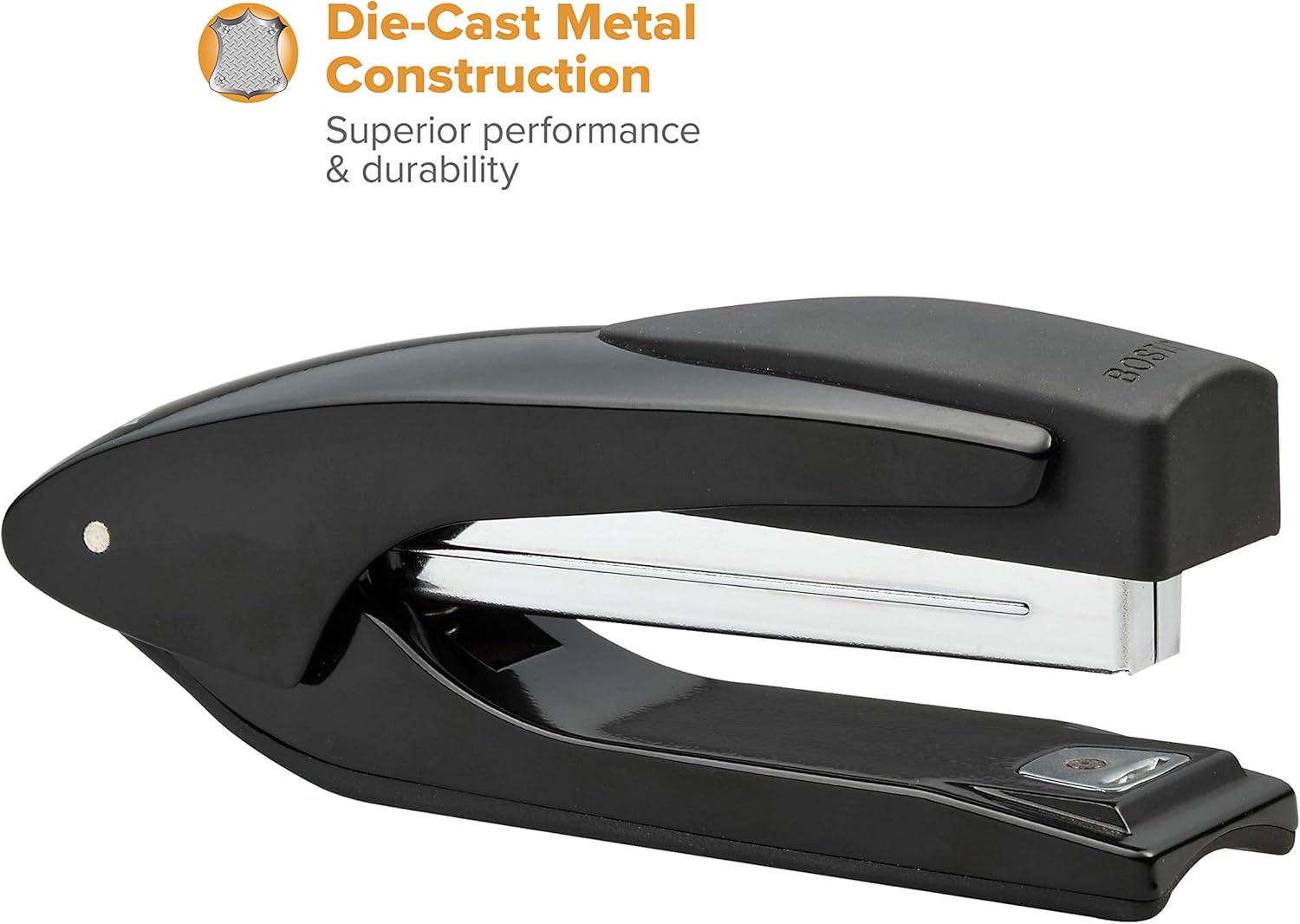 Bostitch Office Antimicrobial Premium Metal Executive Stand-Up Desktop Stapler, Black (B3000-BLK) : Desk Staplers : Office Products