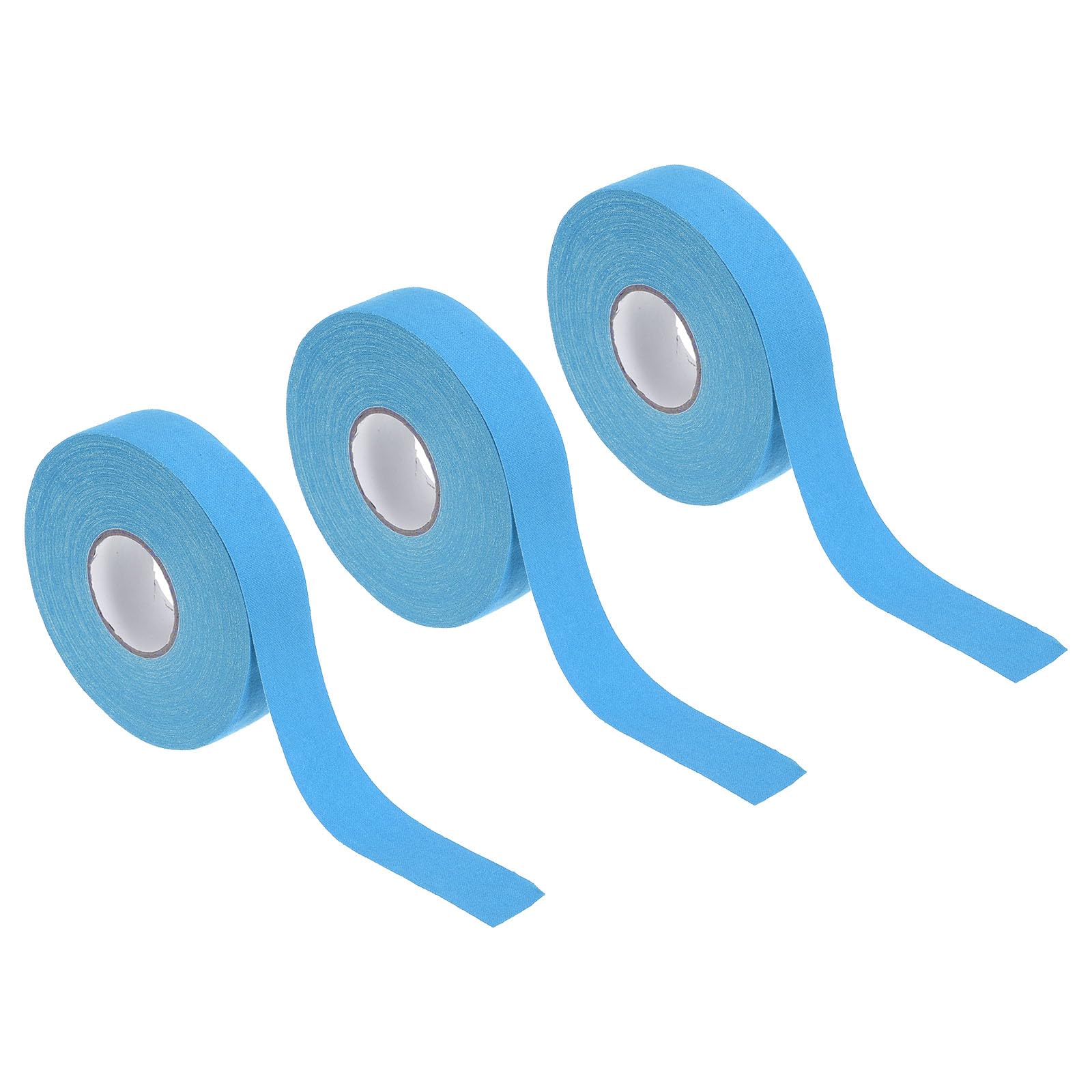 PATIKIL Hockey Tape 1" X27 Yard, 3 Pack Multipurpose Grip Protector for Hockey Stick Blade Baseball Bat, Blue