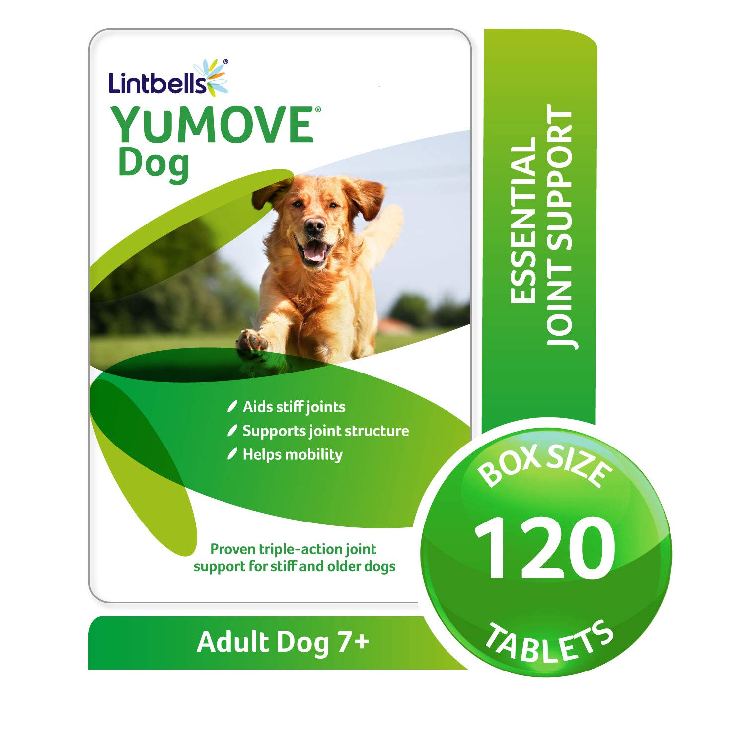 Lintbells YuMOVE Dog Joint Supplement for Stiff Dogs 120 Tablets eBay