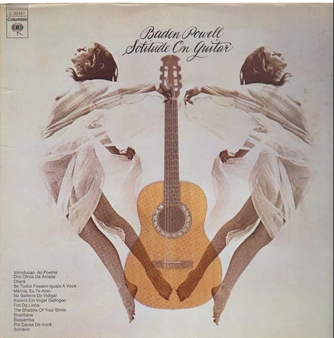 BADEN POWELL LP, SOLTITUDE ON GUITAR (US ISSUE EX/EX VINYL) BADEN POWELL, BADEN POWELL