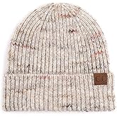 C.C Unisex Warm Soft Recycled Yarn Skully Beanie